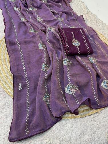 Vinayak soft jordan saree wholesale online clothing